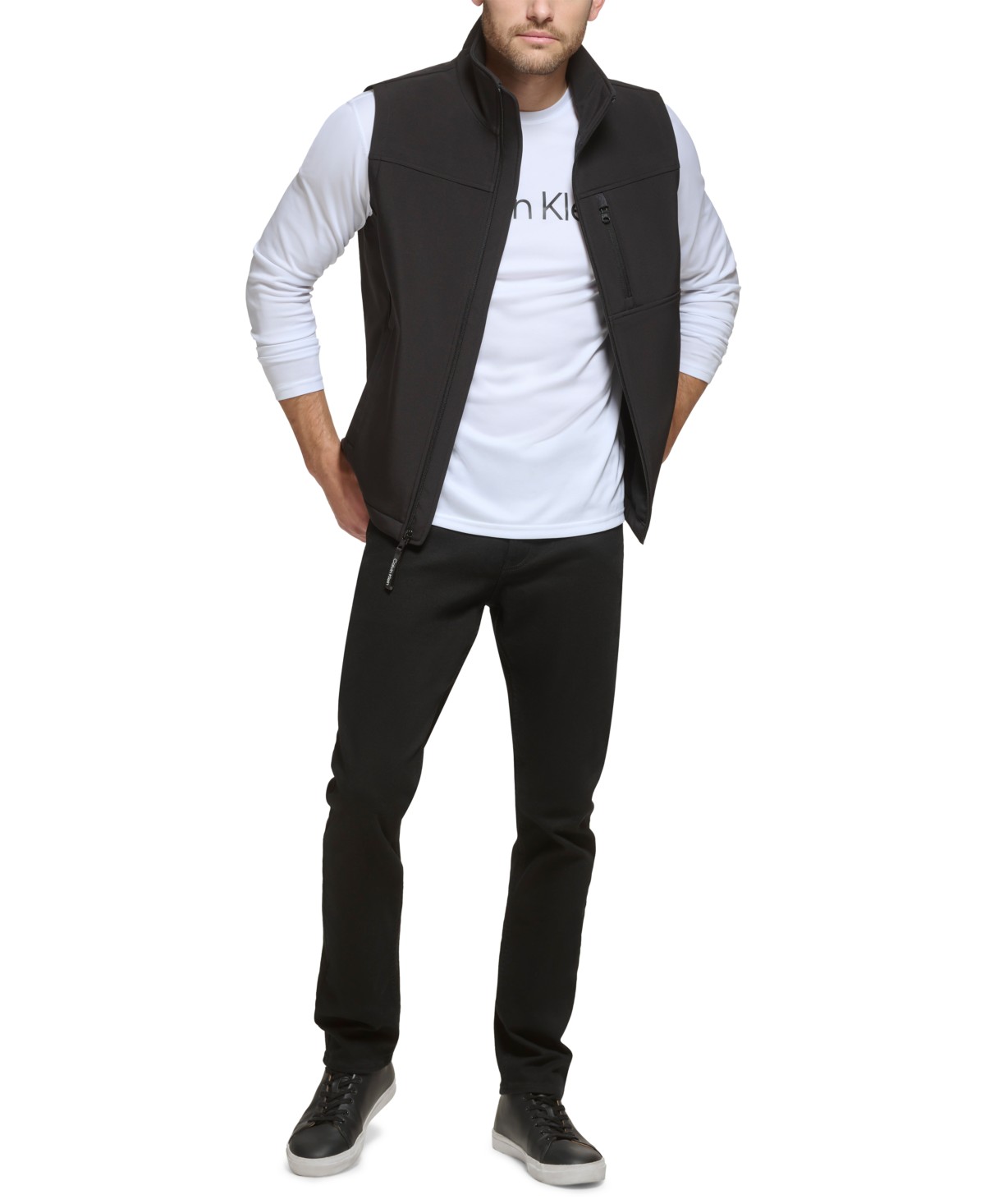 Мужские Calvin Klein Men's Infinite Stretch Soft Shell Vest — фото 1