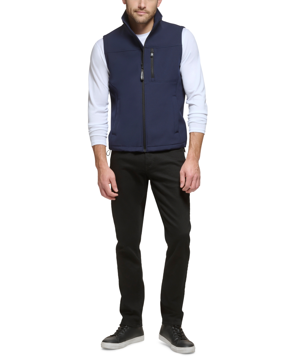 Calvin klein navy vest 2025