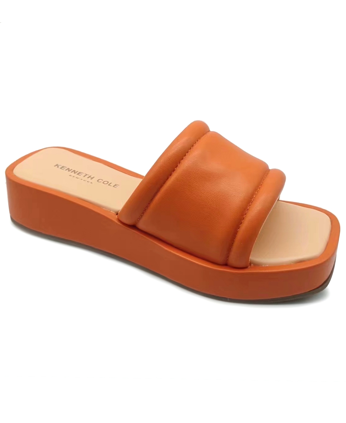 Kenneth Cole New York Women's Andreanna Wedge Sandals In Orange