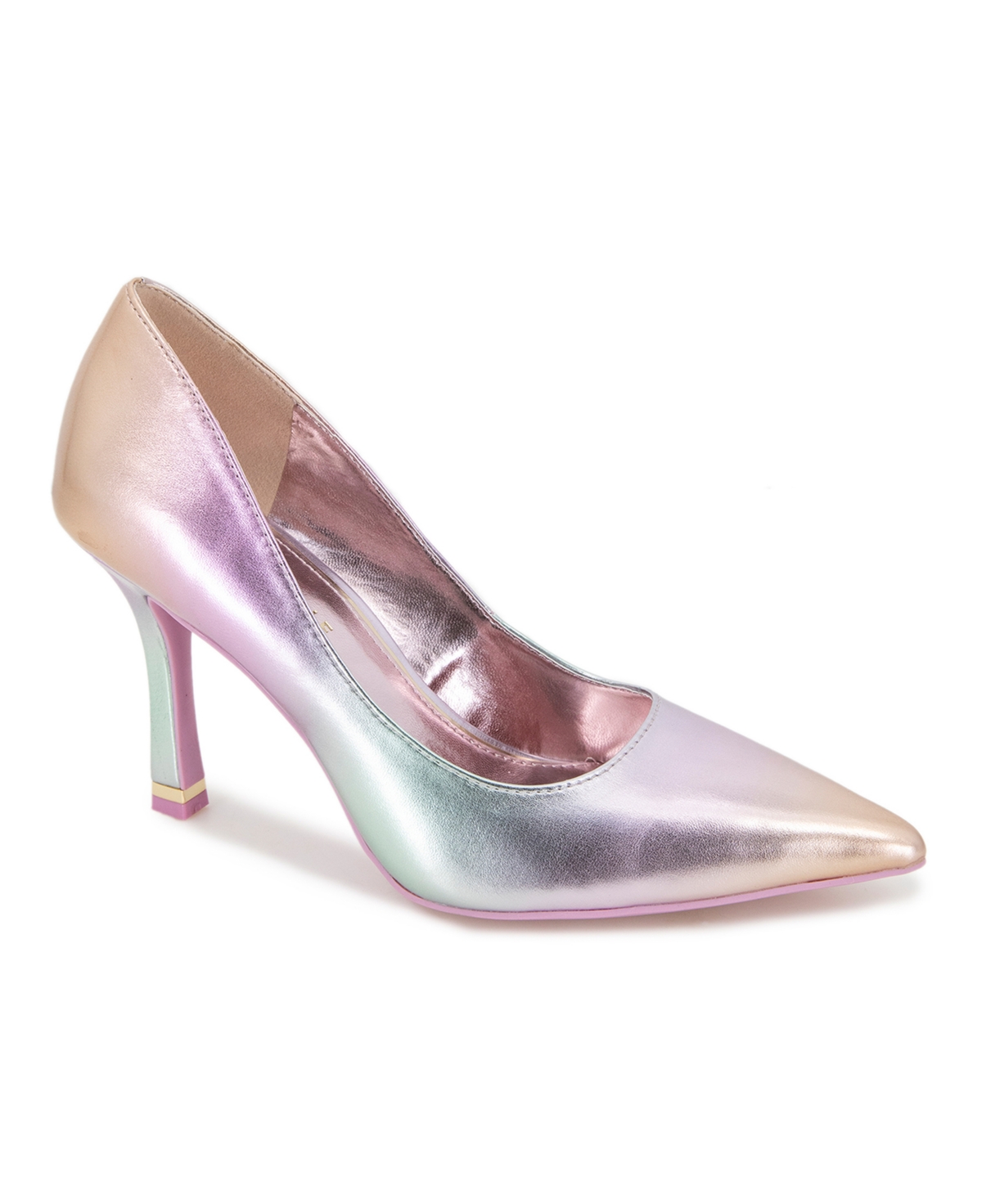 Kenneth Cole New York Women's Romi Pumps In Pastel Multi- Polyester,textile