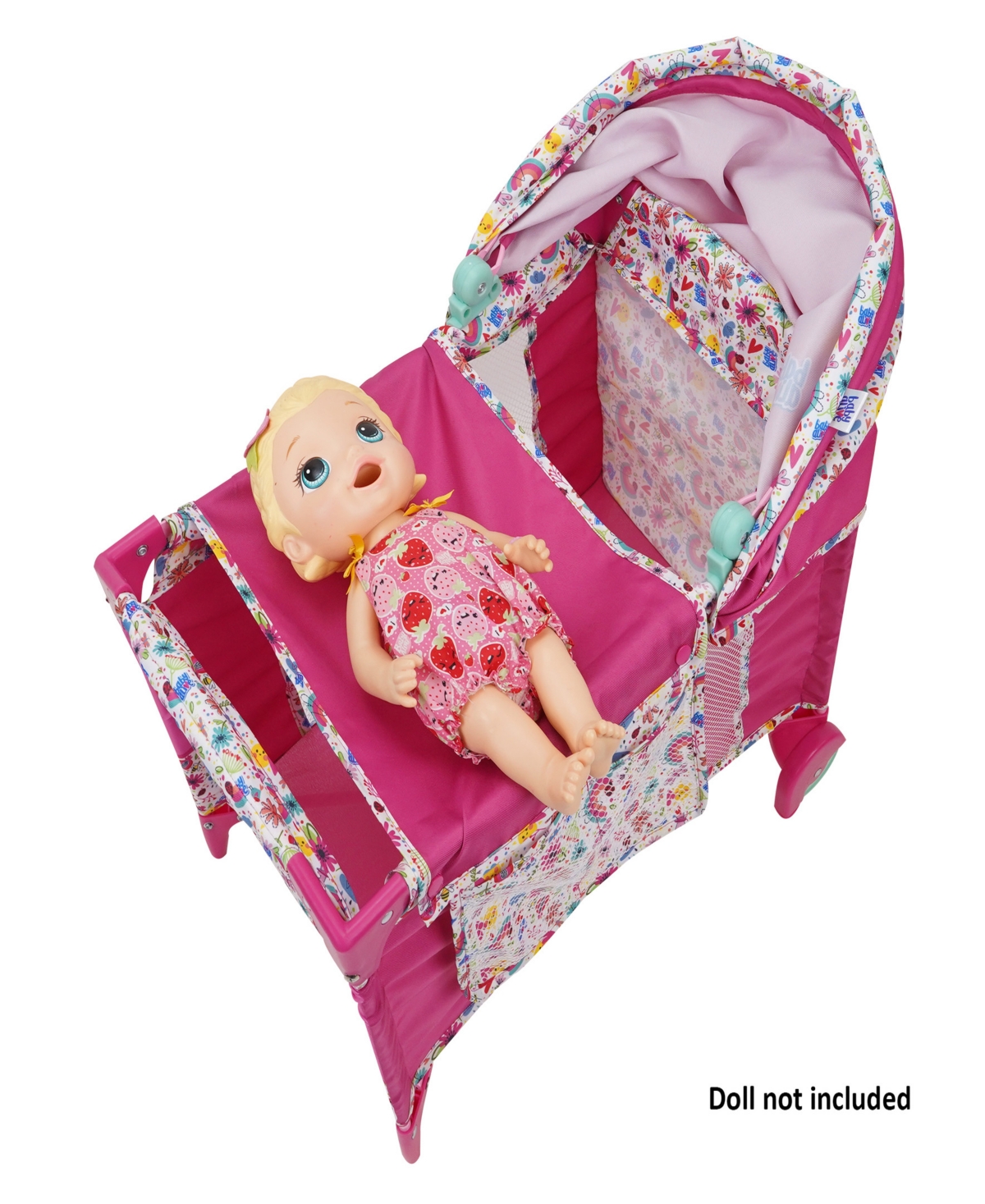 Shop Baby Alive Pink Rainbow Deluxe Doll Play Yard In Multi
