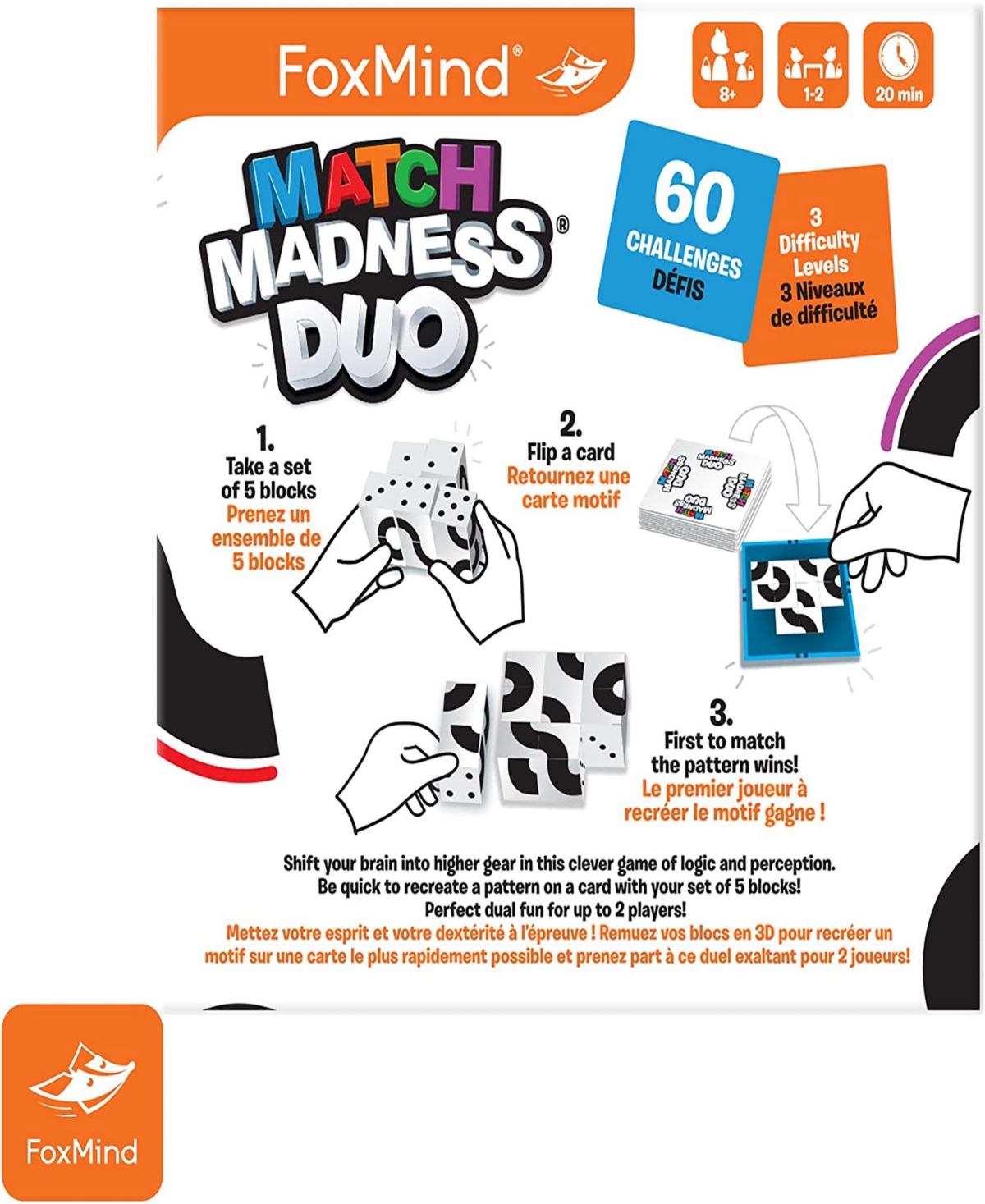 Shop Foxmind Games Match Madness Duo Matching Game In Multi