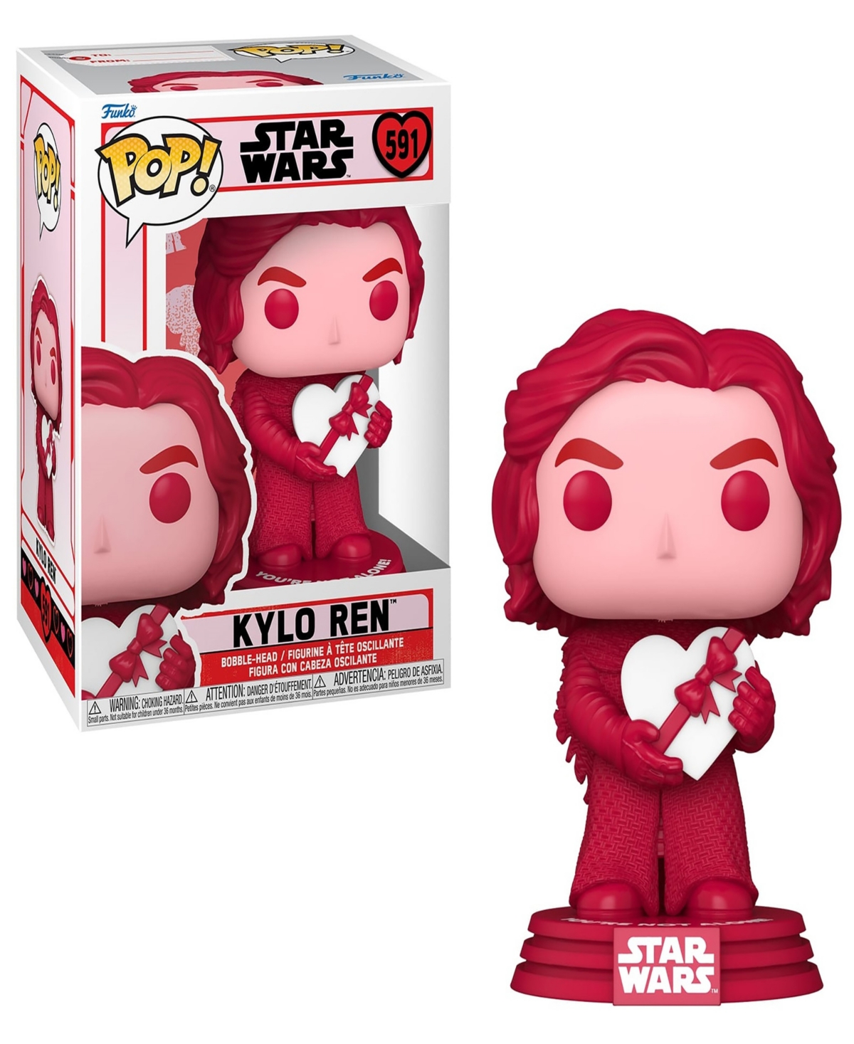 Funko Pop Star Wars Valentines Season 3 Collectors Set In Multi