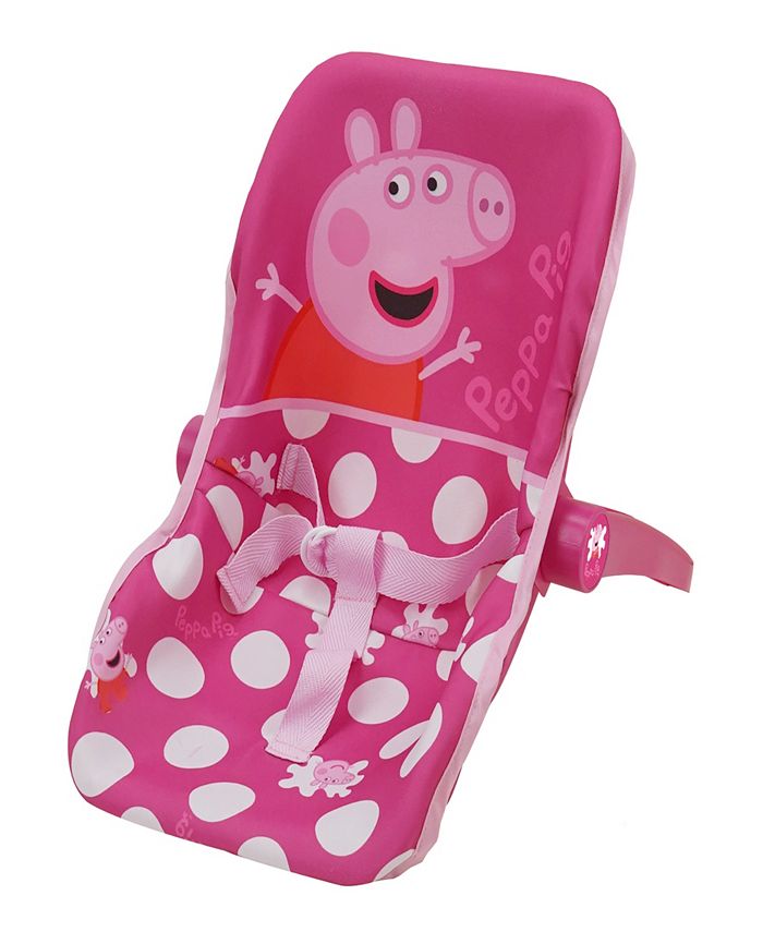Peppa Pig Baby Doll Pink White Dots Car Seat Macy's