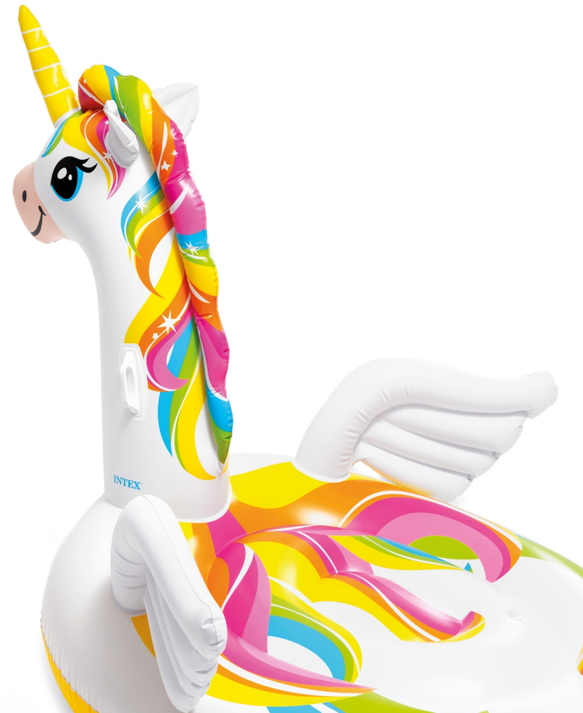 Intex Mega Unicorn Inflatable Pool Island Float In Multi