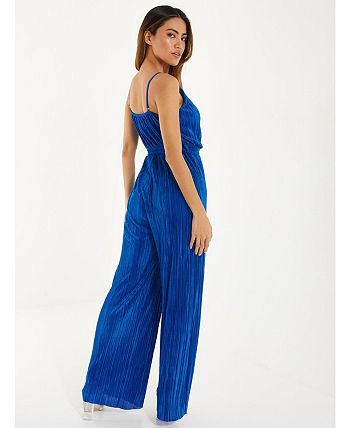 Royal blue jumpsuit macys best sale