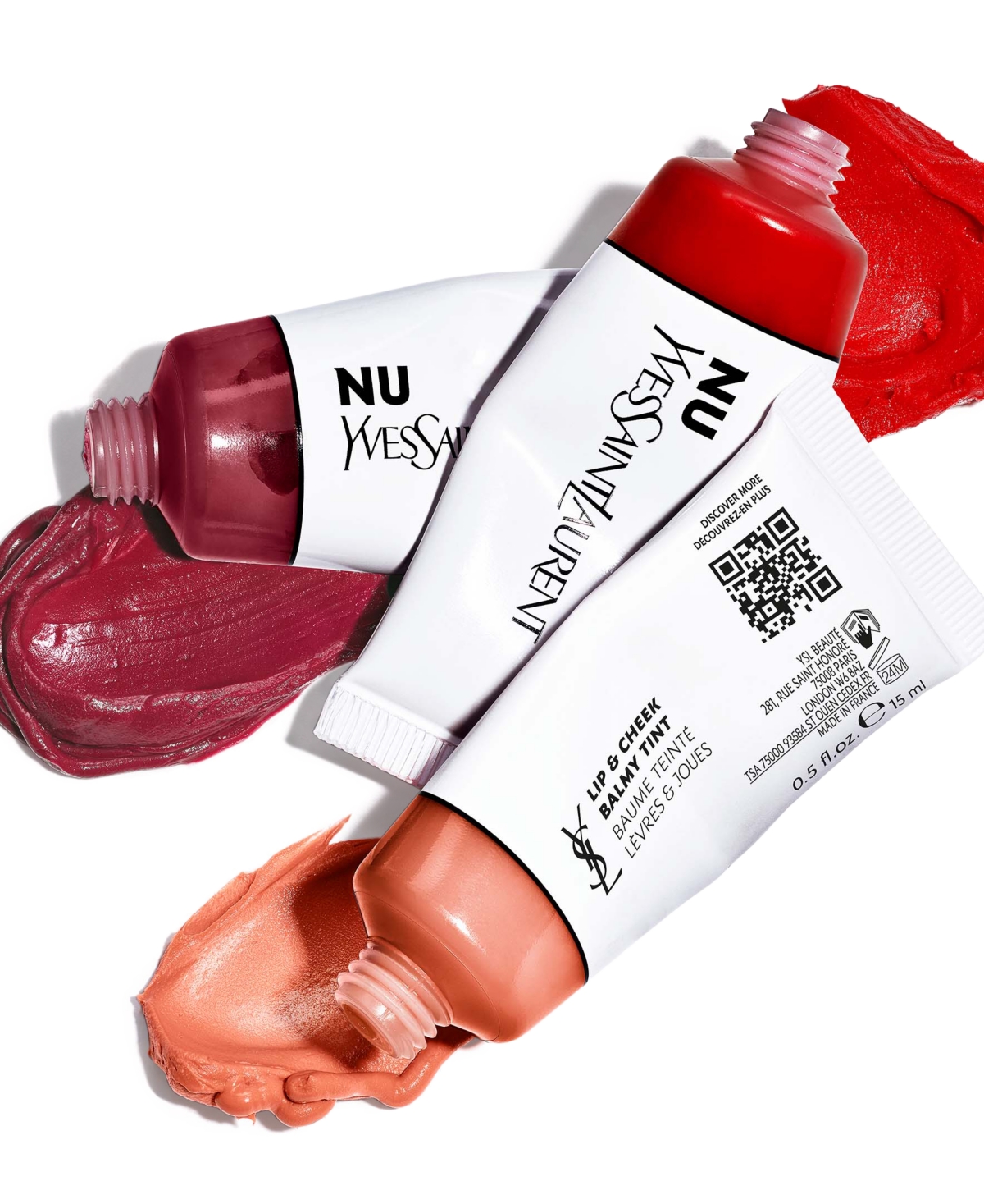 Yves Saint Laurent Nu Lip & Cheek Balmy Tint -(Soft plum)
