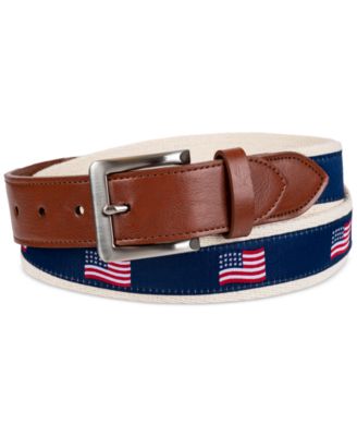 Club Room - Men's American Flag Belt