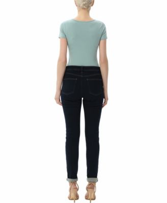 Women's Square Neck Basic Bodysuit Top