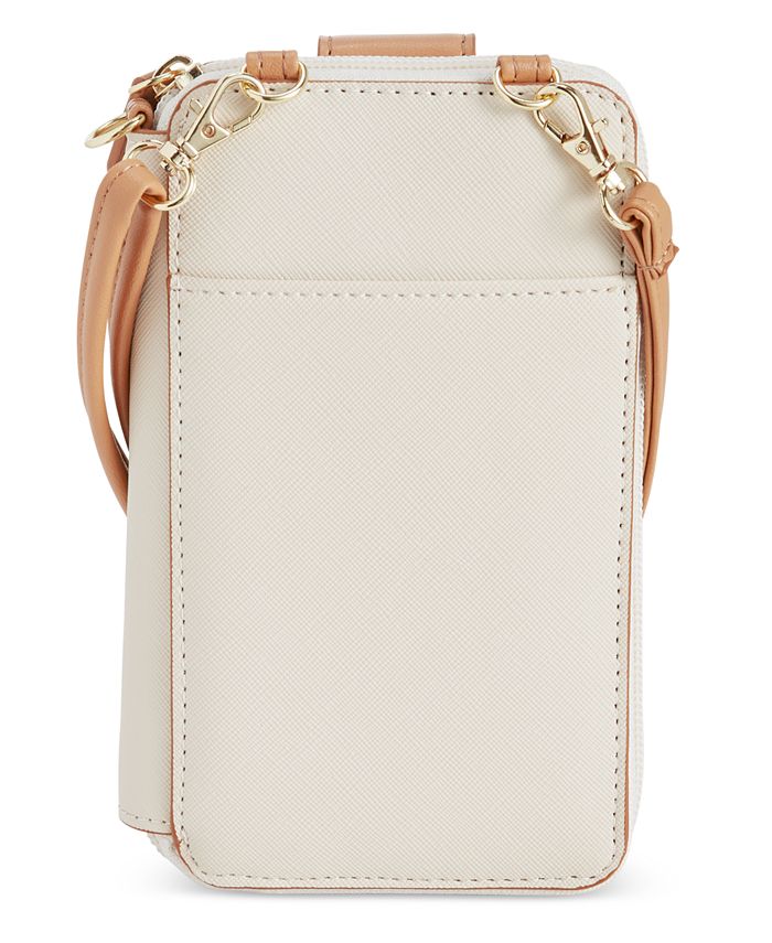 Giani Bernini Softy Leather Tech Crossbody Wallet, Created for Macy's