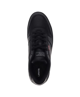 Men's Drive Faux-Leather Low Top Lace-up Sneakers