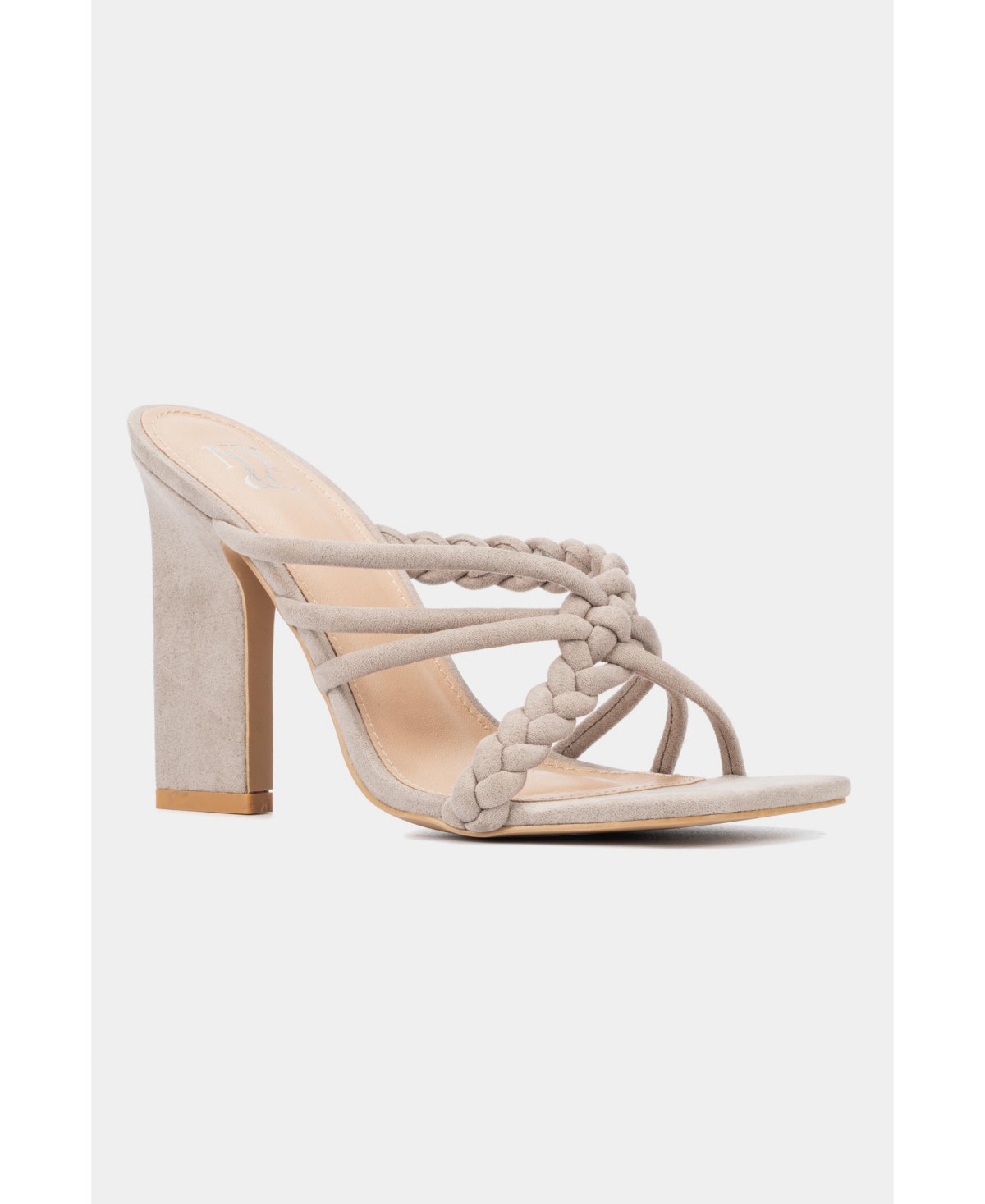 New York & Company Dalia Women's Braided Strap Heel Sandals