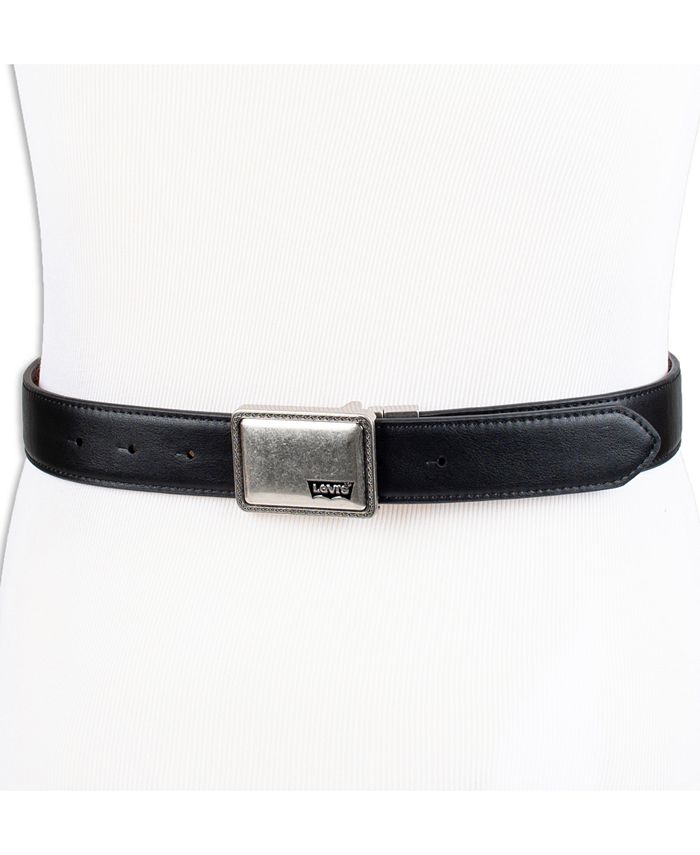 Levi's Men's Reversible Logo Plaque Belt - Macy's