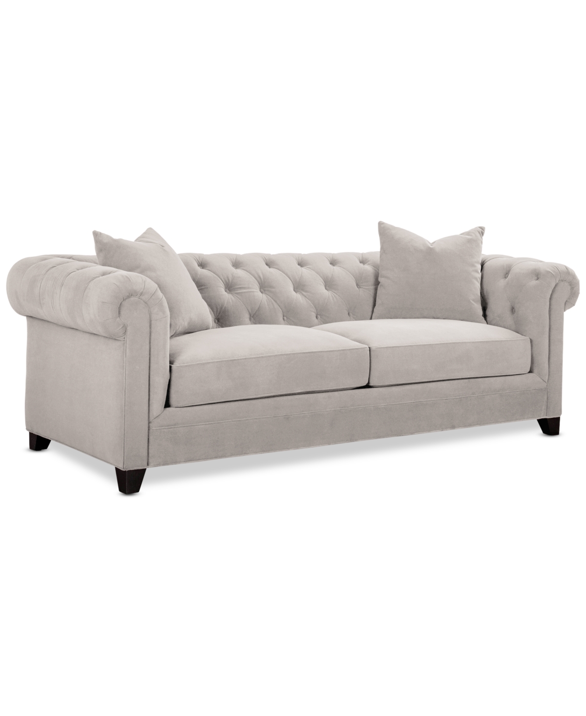 Furniture Kallison 92" Fabric Sofa, Created For Macy's In Grey