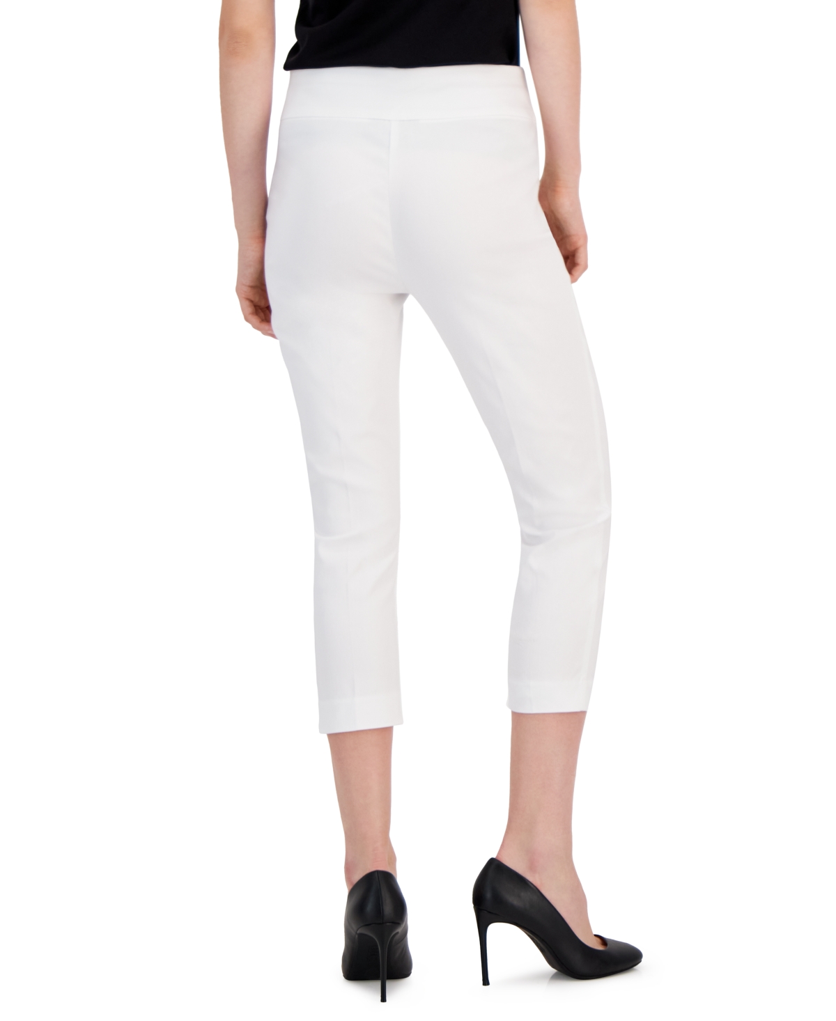 Inc International Concepts Women's Petite Tummy-control Pull-on Capri Pants, Created For Macy's