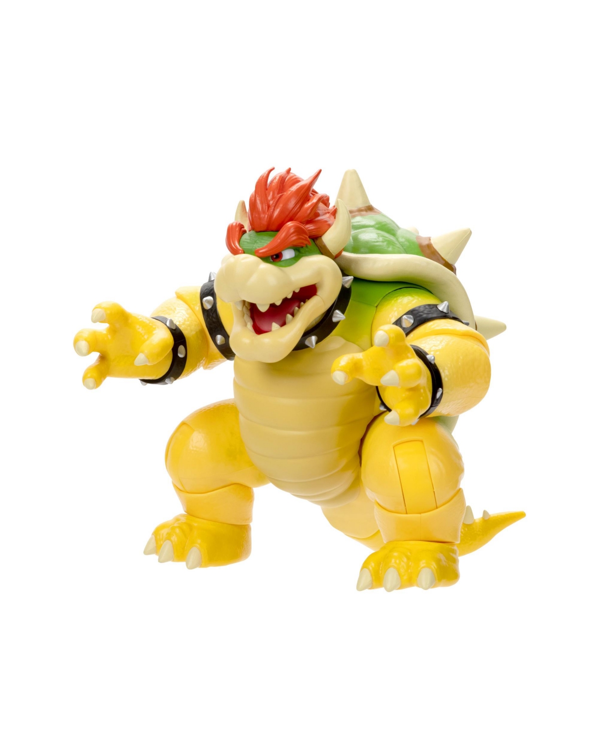 Super Mario 7" Bowser Figure With Fire Breathing Effect In Multicolor