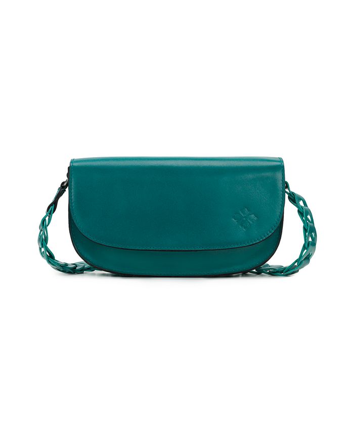 Patricia Nash Chelsey Chainlink Embossed Leather Crossbody Bag