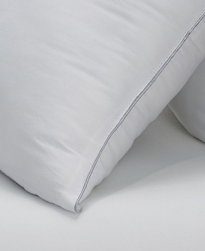 DKNY Herringbone Cotton 2 Piece Pillow Set, Standard/Queen Macy's