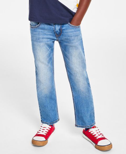 Джинсы Tommy Hilfiger Regular-Fit Blue Stone Jeans для мальчиков, цвет: Каменный синий