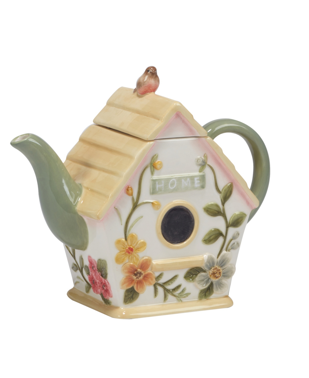Shop Certified International Nature's Song 3-d Birdhouse Teapot