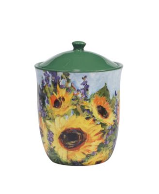 Sunflower Bouquet Canister Set 3-Pc