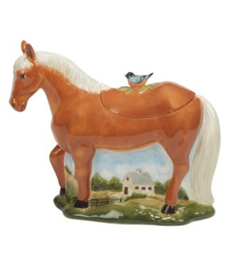York Stables 3-D Horse Cookie Jar