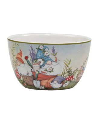 Garden Gnomes Set of 4 Ice Cream Bowl