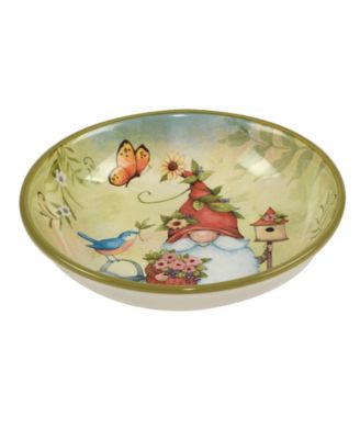 Garden Gnomes Set of 4 Soup/Pasta Bowl