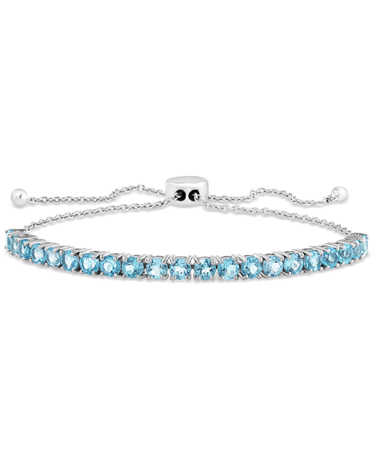 Effy Collection Effy Blue Topaz Bolo Bracelet 4 7 8 ct. t.w. in Sterling Silver Also available in Citrine and Amethyst Smart Closet