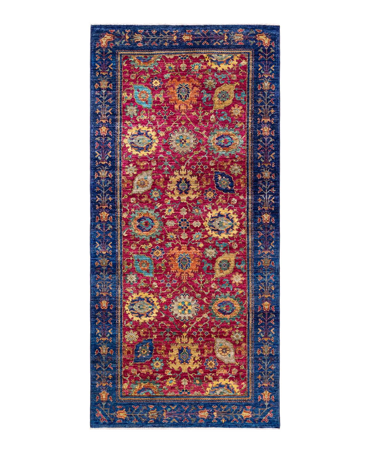 Adorn Hand Woven Rugs Serapi M1982 3' x 5'4in Area Rug - Orange