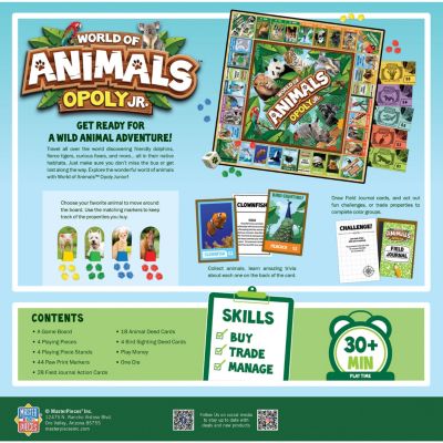 World of Animals Opoly Junior