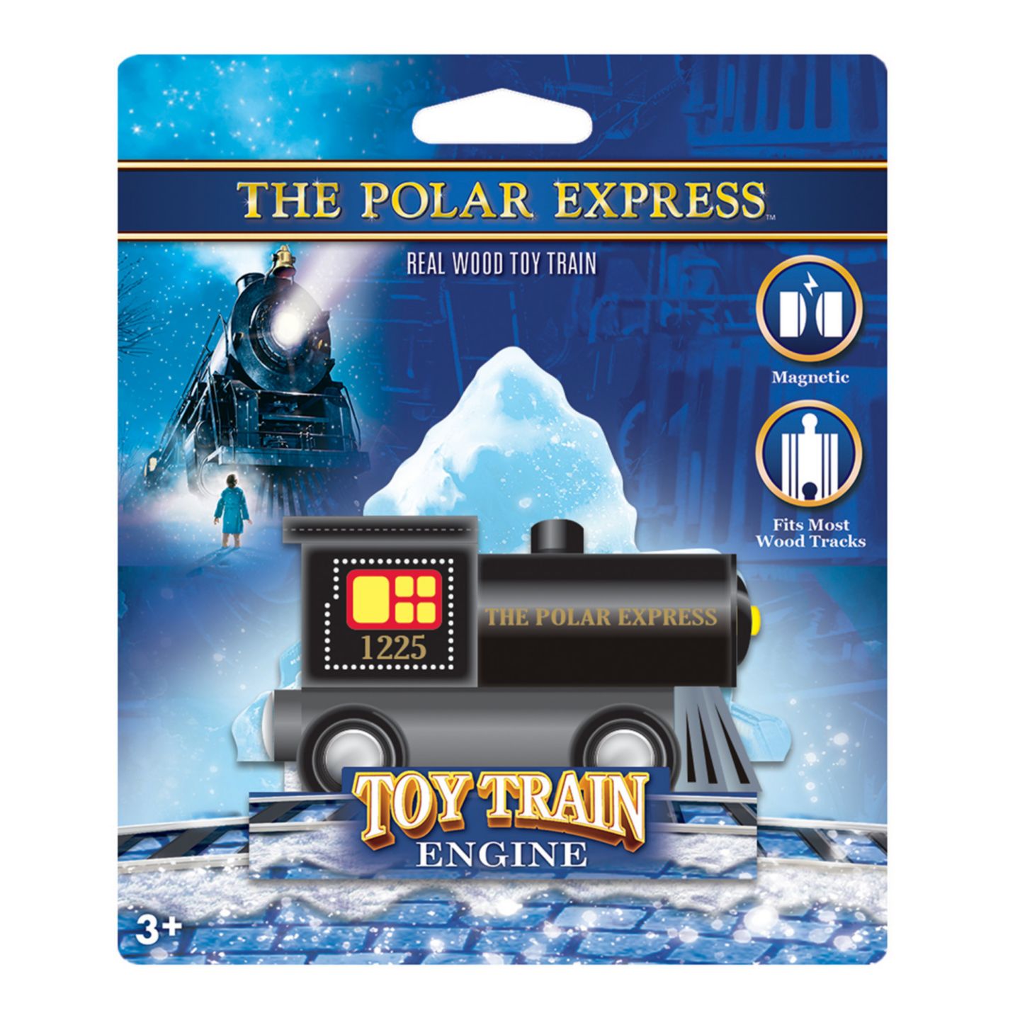Детская игрушка Masterpieces The Polar Express Magnetic Wooden Toy Train Engine — фото 2