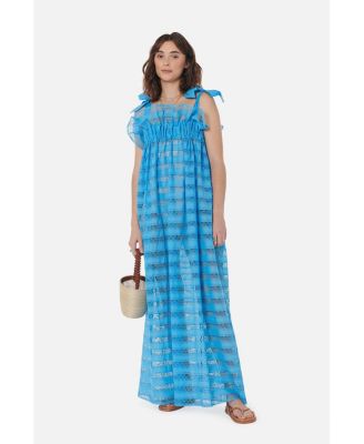 Women's Jaime Dress in True Blue Lattice Lace - Macy's
