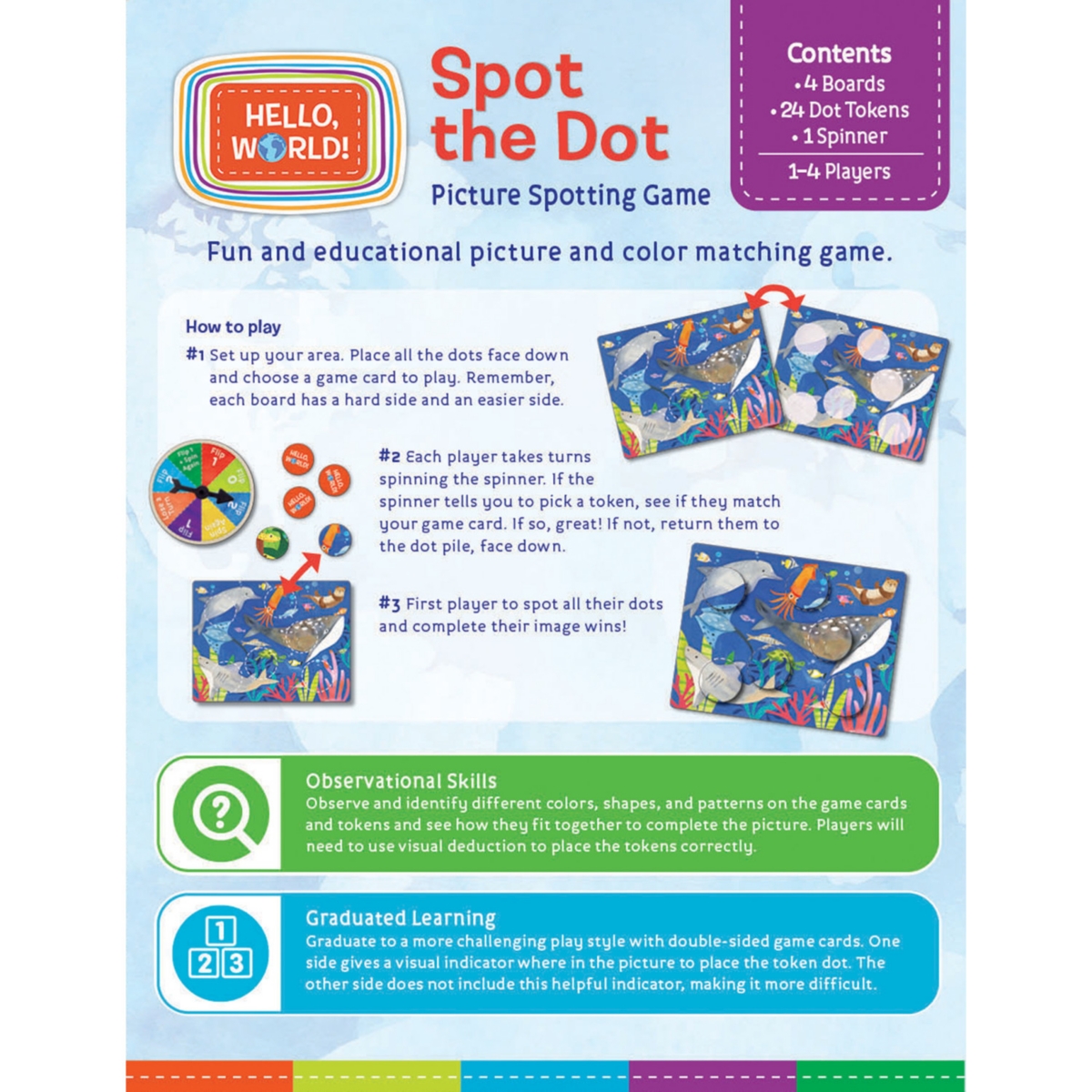 Masterpieces Kids Games - Hello, World! Spot the Dot Matching Game