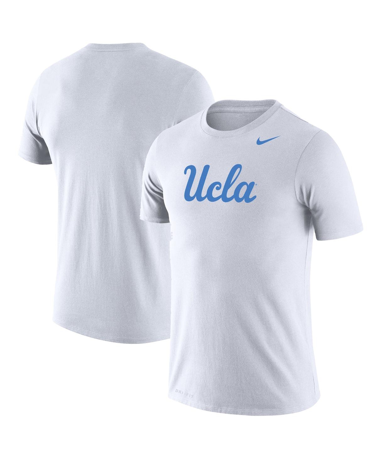 Shop Nike Men's  White Ucla Bruins School Logo Legend Performance T-shirt