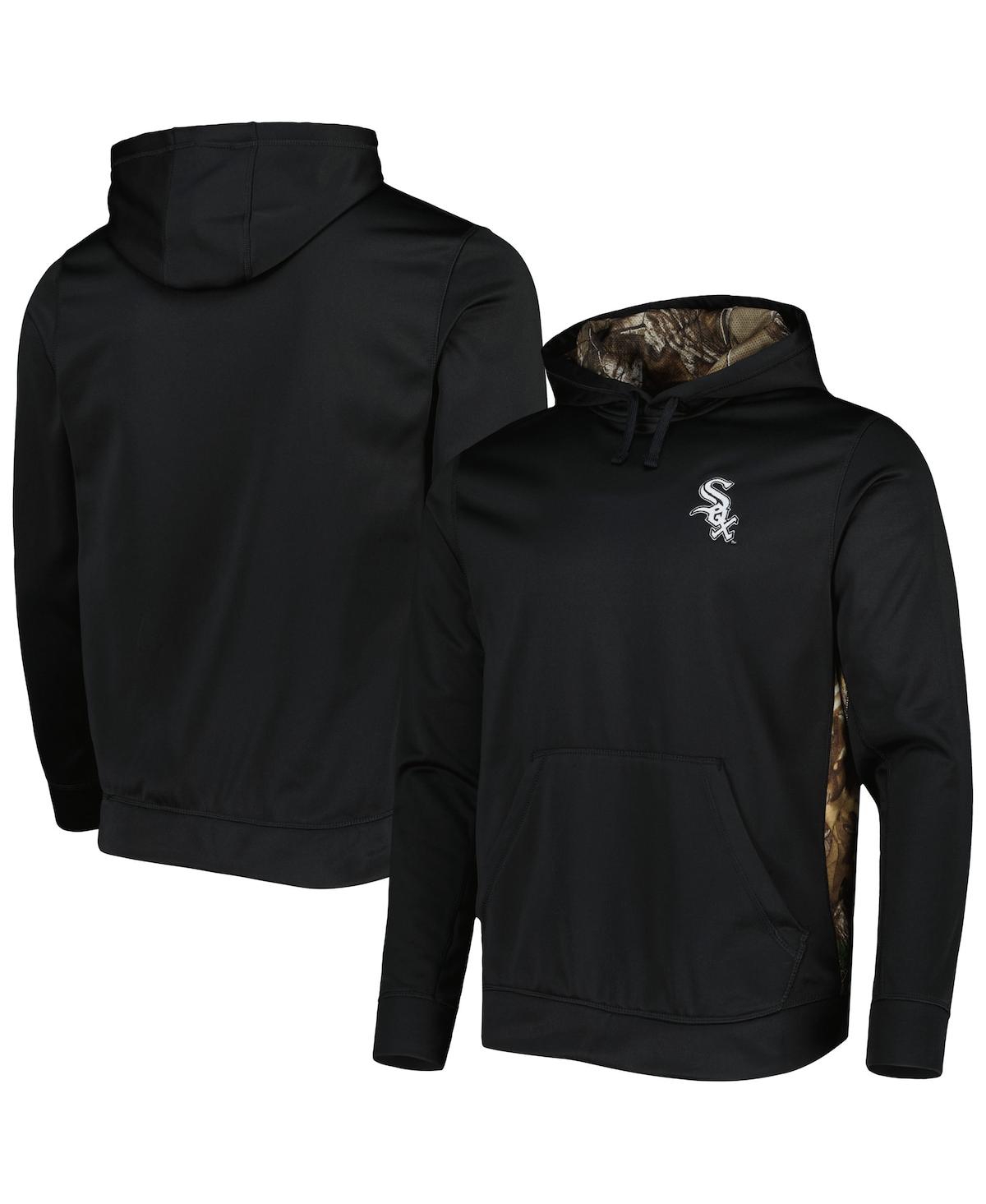 DUNBROOKE MEN'S DUNBROOKE BLACK, CAMO CHICAGO WHITE SOX RANGER PULLOVER HOODIE 
