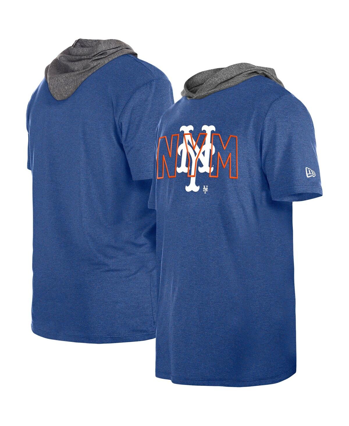 Shop New Era Men's  Royal New York Mets Team Hoodie T-shirt