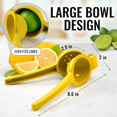 Premium Quality Metal Lemon Squeezer, Citrus Juicer, Manual Press