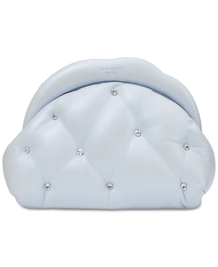 kate spade new york Shade Pearlized Smooth Leather Cloud Clutch - Macy's