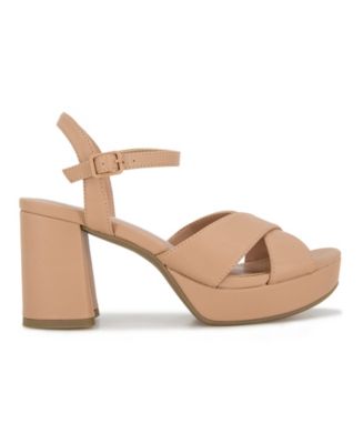 Reeva Criss-Cross Platform Sandals