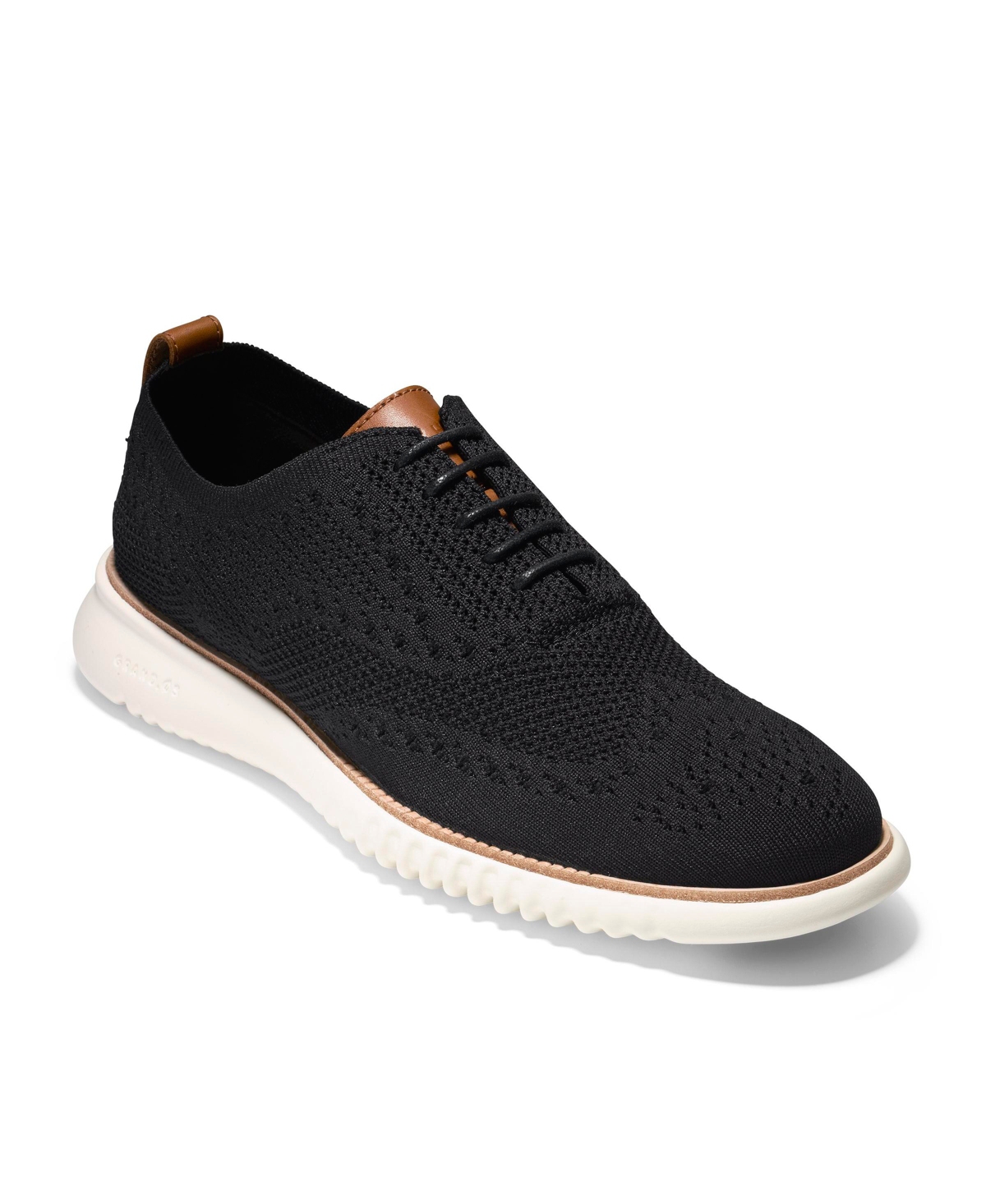 Cole Haan Men's 2.zerogrand Stitchlite Oxford Shoes In Black,white