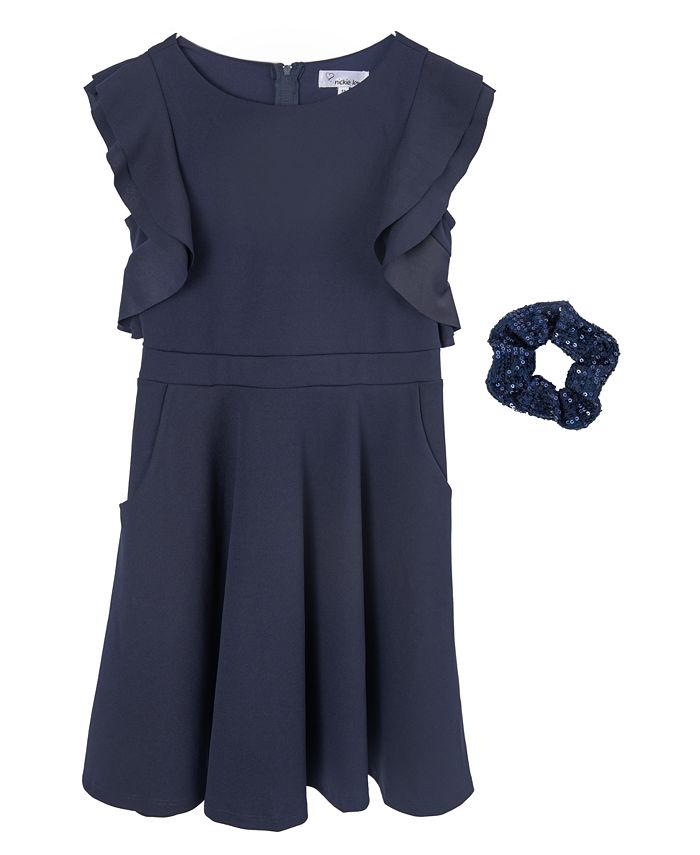 Big ruffle sleeve dress 2025