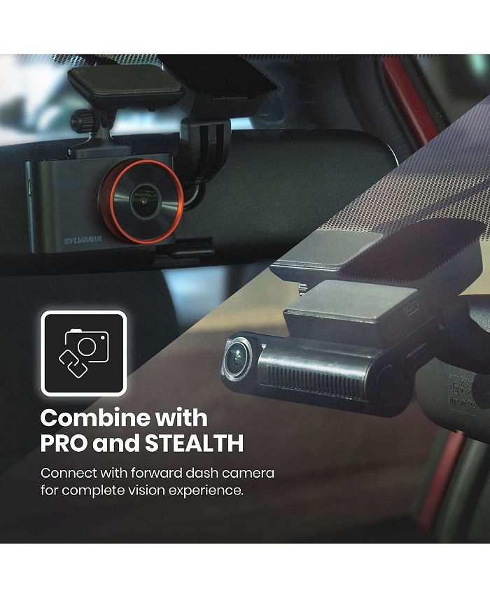 Sylvania Roadsight Rear Dash Camera 140 Degree Wide Angle, HD 1080p