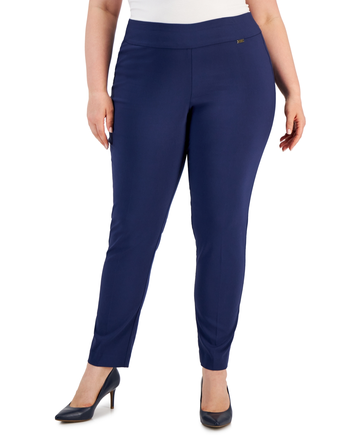 Macys plus size pants and tops cheap