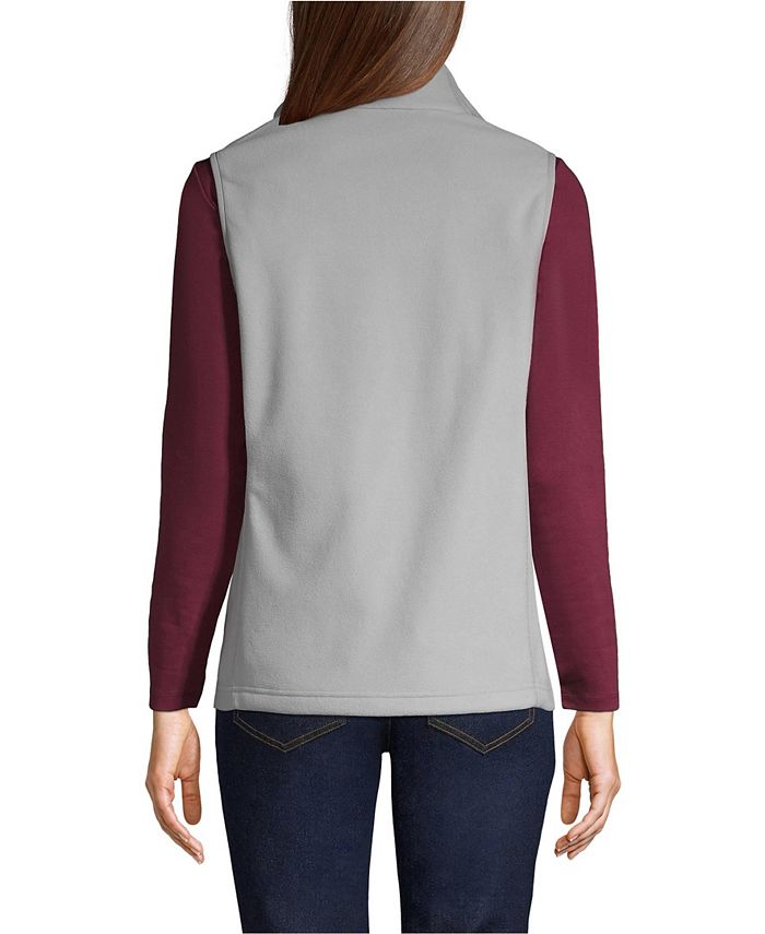 Lands' End Women's Thermacheck 100 Fleece Vest & Reviews Women Macy's