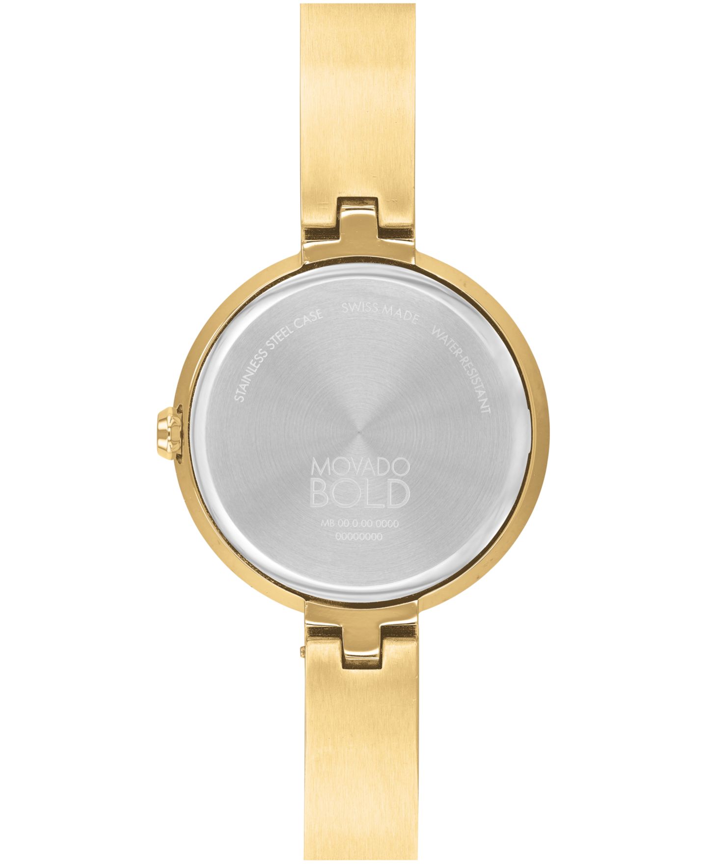 Женские часы Movado Bold Bangles на стальном браслете Gold-Tone 28mm — фото 3