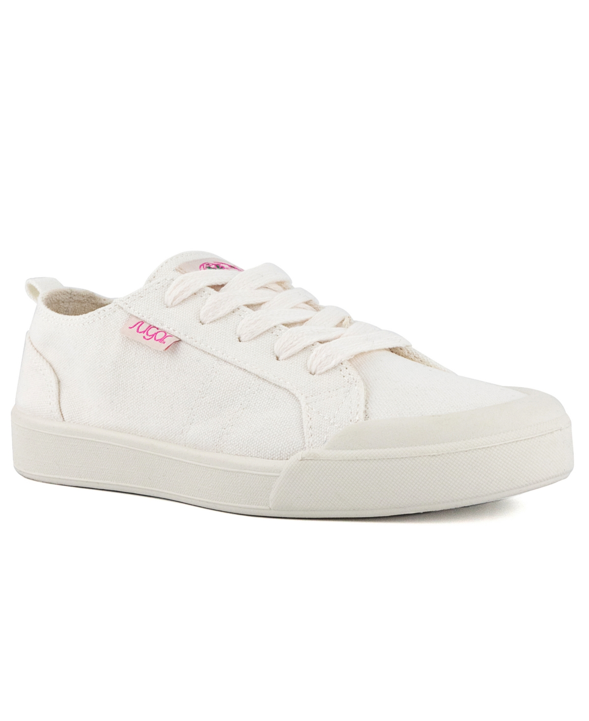 Sugar Women's Festival Lace-up Sneaker In White -  Recycled Polyester