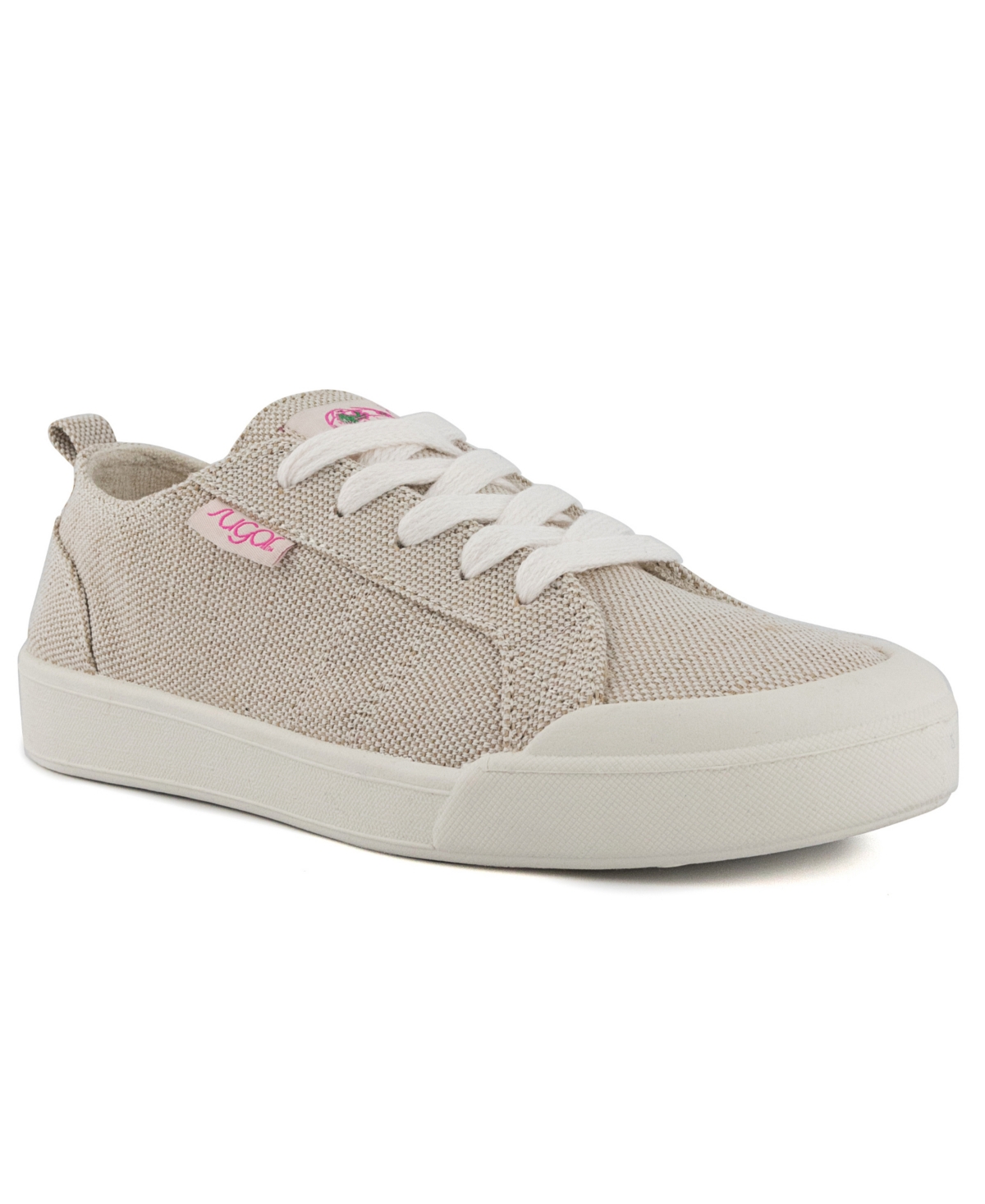 Sugar Women's Festival Lace-up Sneaker In Natural -  Recycled Polyester