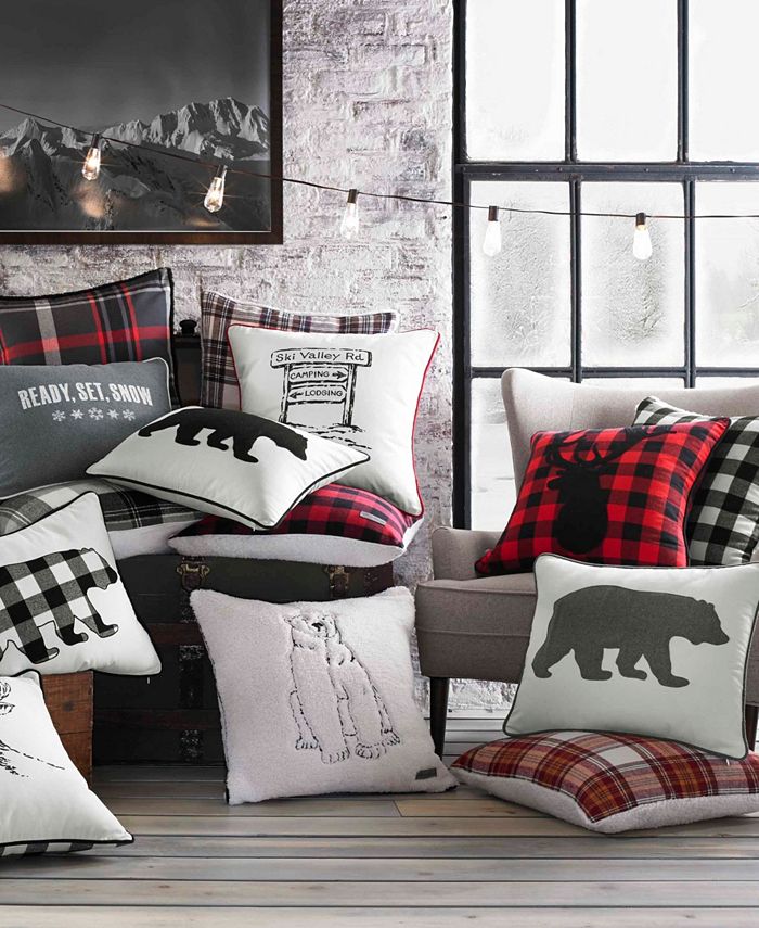 Eddie Bauer Cabin Plaid Decorative Pillow Macy's