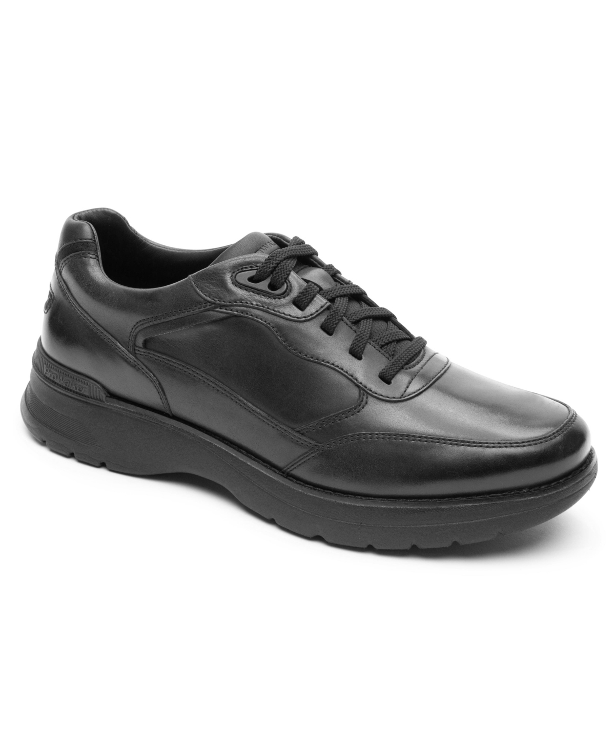 Men's Prowalker Next Ubal Lace Up Shoes - Black Lea
